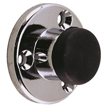 Perko 1177DP0CHR Marine Door Stop with Rubber Bumper 3004.4571